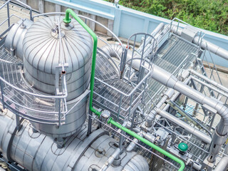 Deaerator systems of boiler systems in Combined-Cycle Co-Generation power plant.