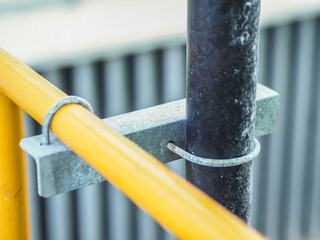 Support of water pipe in power plant.