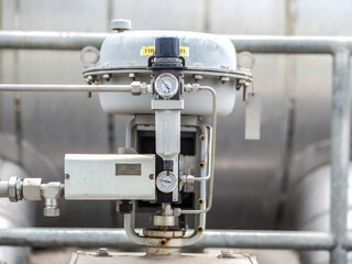 Control valve for control flow and pressure of process condition such water, steam and gas which popular apply to install in industrial, power plant, oil and gas with closed up.