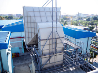 Air inlet filter of gas turbine generator systems in power plant.