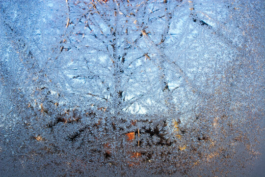 Ice on window
