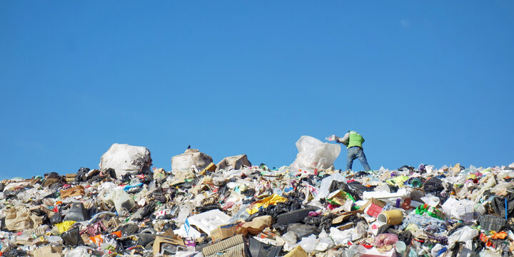 Landfill: Recycling at landfill