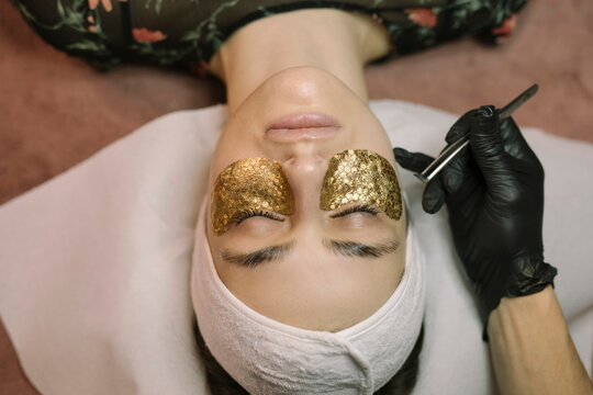 Young Woman Getting Natural Lash And Brows Treatment