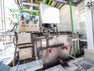 Lube oil system for apply industrial zone in Combined-Cycle Co-Generation Power Plant with closed up