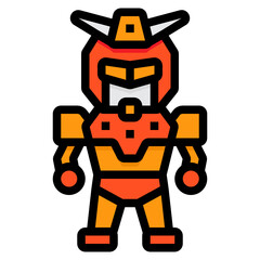 Robot line icon