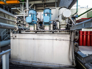 Lube oil system for apply industrial zone in Combined-Cycle Co-Generation Power Plant with closed up