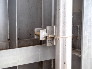 Support of steam pipe in power plant.