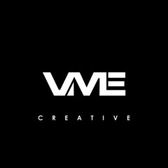 VME Letter Initial Logo Design Template Vector Illustration