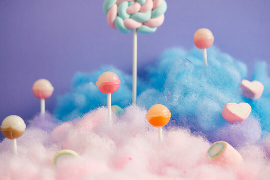 Candy of colorful land