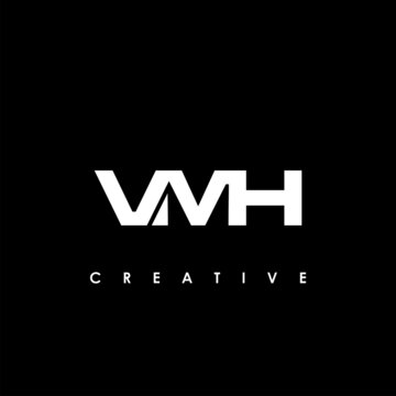 VMH Letter Initial Logo Design Template Vector Illustration