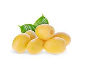 yellow date palm or Dates, healthy fruit