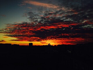 Obraz premium silhouette of a person