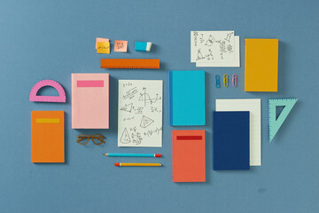 office supplies on the table