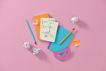 Notes with math formulas