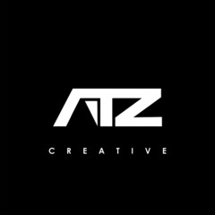 ATZ Letter Initial Logo Design Template Vector Illustration