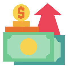 money flat icon