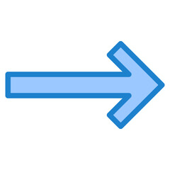 arrows blue style icon