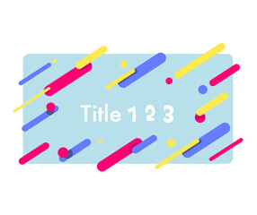 タイトル背景に使える幾何学模様／バナー背景