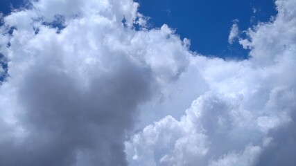 blue sky with clouds