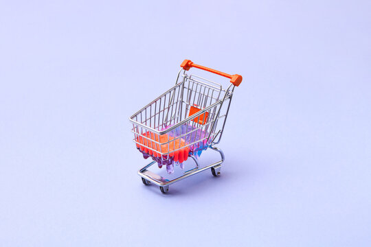 Slime in shopping cart