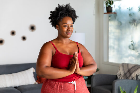 Woman Does Prayer Hands