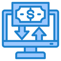 money blue style icon