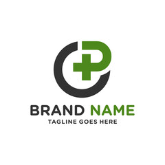 health clinic logo with letter CP