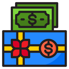 currency color line style icon
