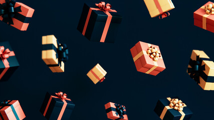 Falling Christmas Gifts