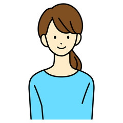 女性　笑顔　喜び