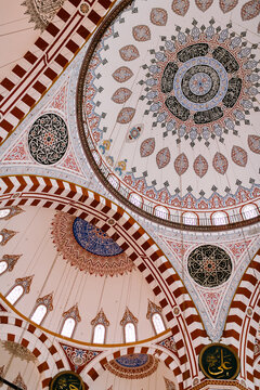 Inside the mosque