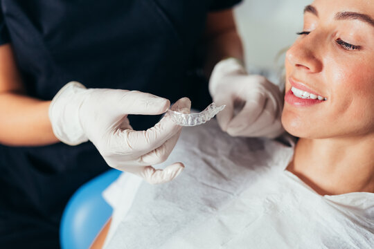 A Woman at a Dentist