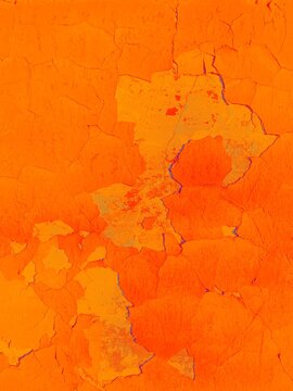 Abstract pattern - old wall with marigold toning