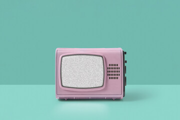 Retro TV with noise