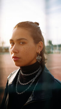 hispanic girl in the park