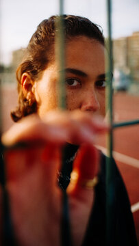 hispanic girl in the park