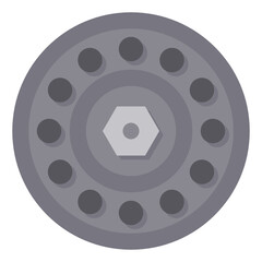 Bearing flat icon
