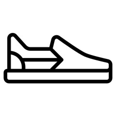 Skate Shoes line icon