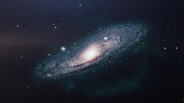 4k Milky Way galaxy in the universe