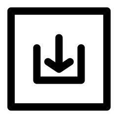 Download icon suitable for website user interface, mobile user interface, applications, advertisements, presentations, and many more. Editable and resizeable.
