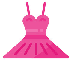 Dress flat icon