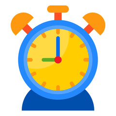 clock flat style icon