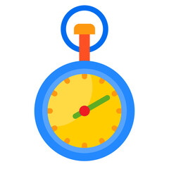clock flat style icon