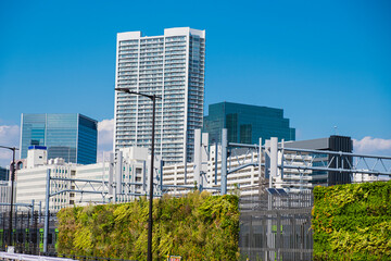 Fototapeta premium 高輪ゲートウェイ駅から田町方面【2021.6】