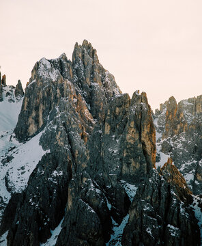 Dolomite Peaks on Medium Format Film