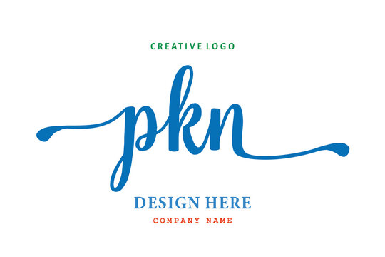 PKN lettering logo is simple, easy to understand and authoritative