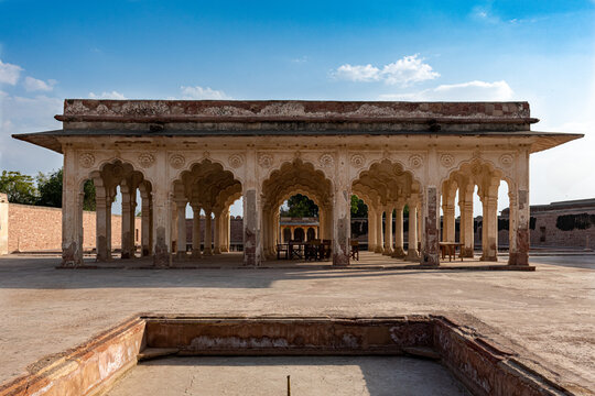 Nagaur Fort in Rajasthan-Public gathering place. City- Nagaur, State Rajasthan. Country India. March 9 2019