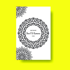 cover template with mandala
