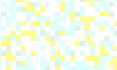 Abstract square pixel mosaic colorful background geometric seamless pattern in pastel colors. 8 bit