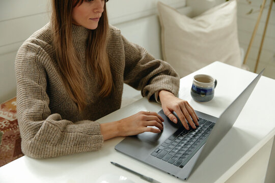 Woman working
